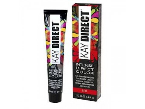 KAY DIRECT Red (raudono atspalvio) tiesioginio pigmento plaukų dažai be amoniako ir peroksido profesionaliam naudojimui 100ml